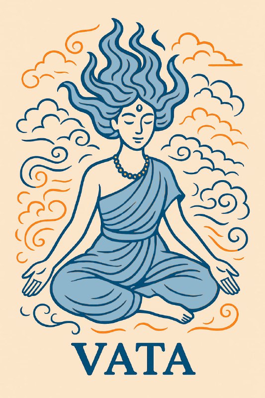 🌀 Вата-конституция — ветер, движение, вдохновение Её назы...
